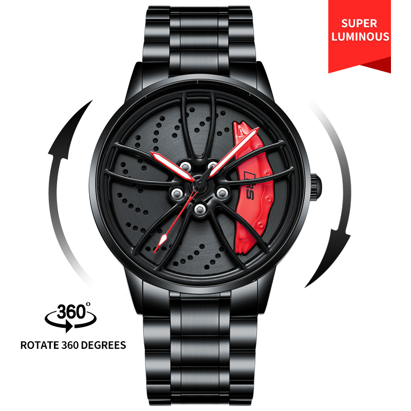 Barenio SPINNING CAR RIM WATCH - SUPERCAR COLLECTION